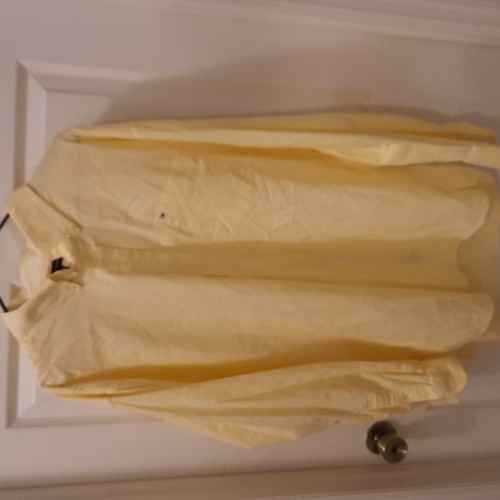Yellow Tommy Hilfiger button down shirt size: XXL